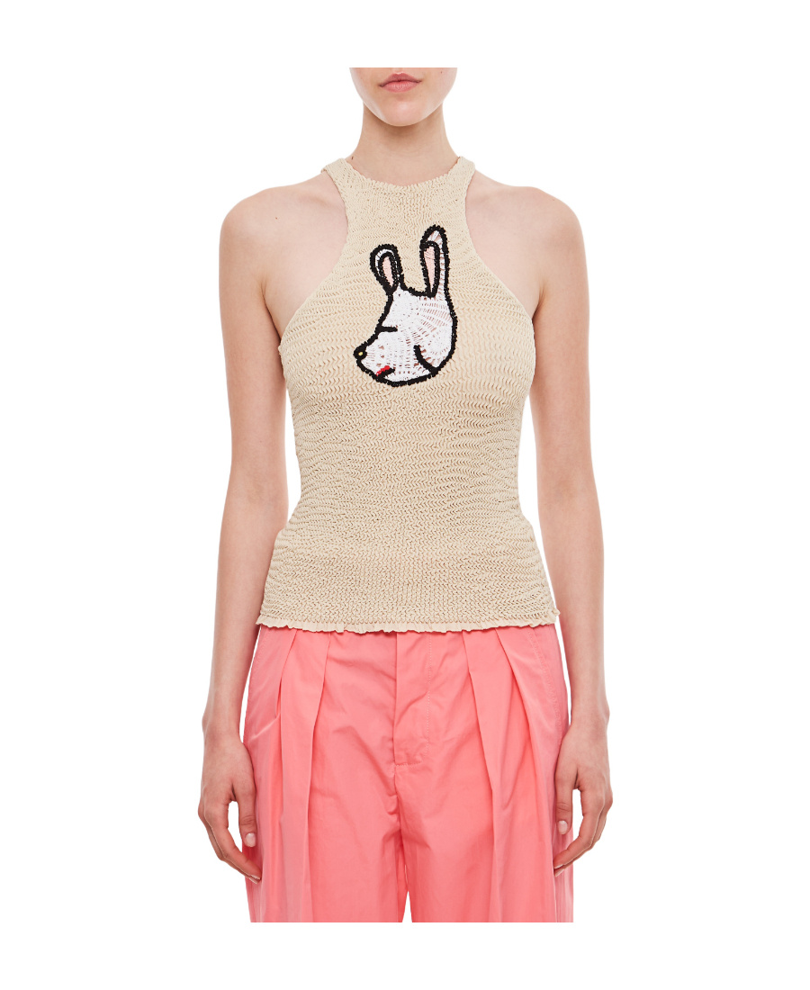 Stella Mccartney Logo Vest In White