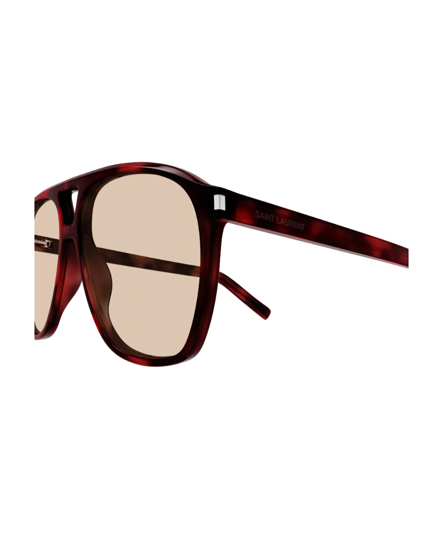 Saint Laurent Oversize-frame Sunglasses In Nude