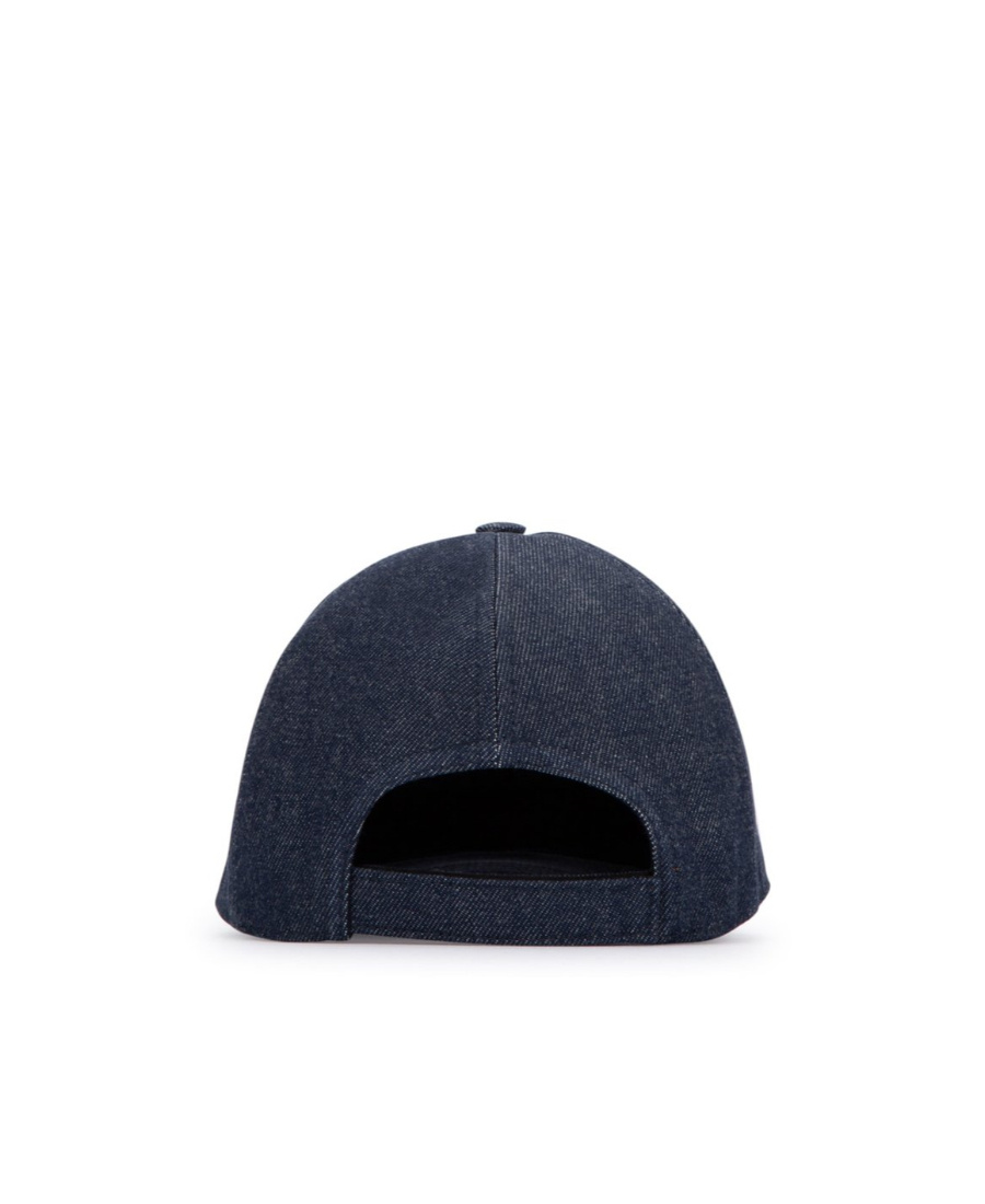 Shop Roger Vivier Buckle Embellished Baseball Cap In Blue