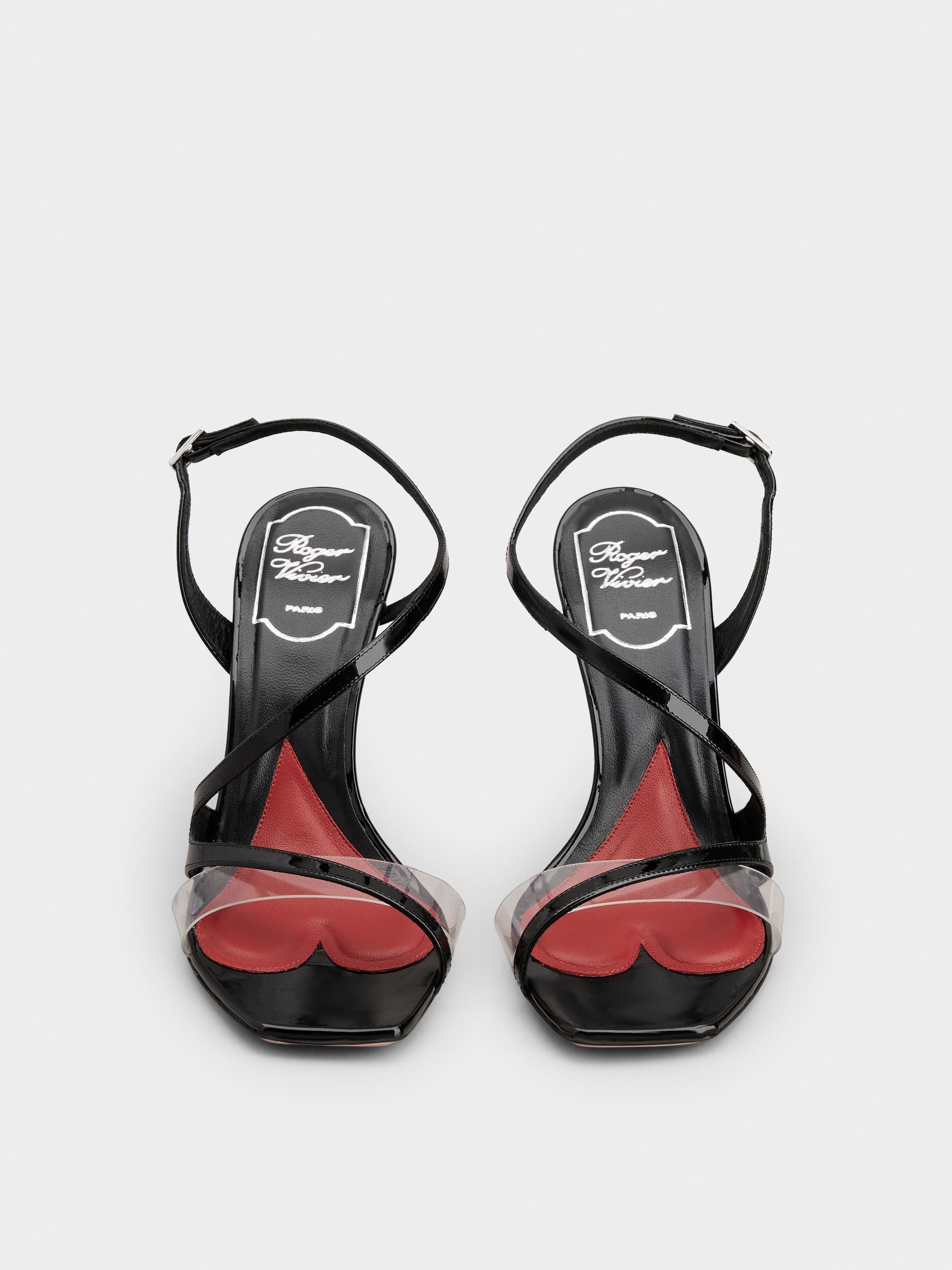 Roger Vivier I Love Vivier 100mm Sandals In Black