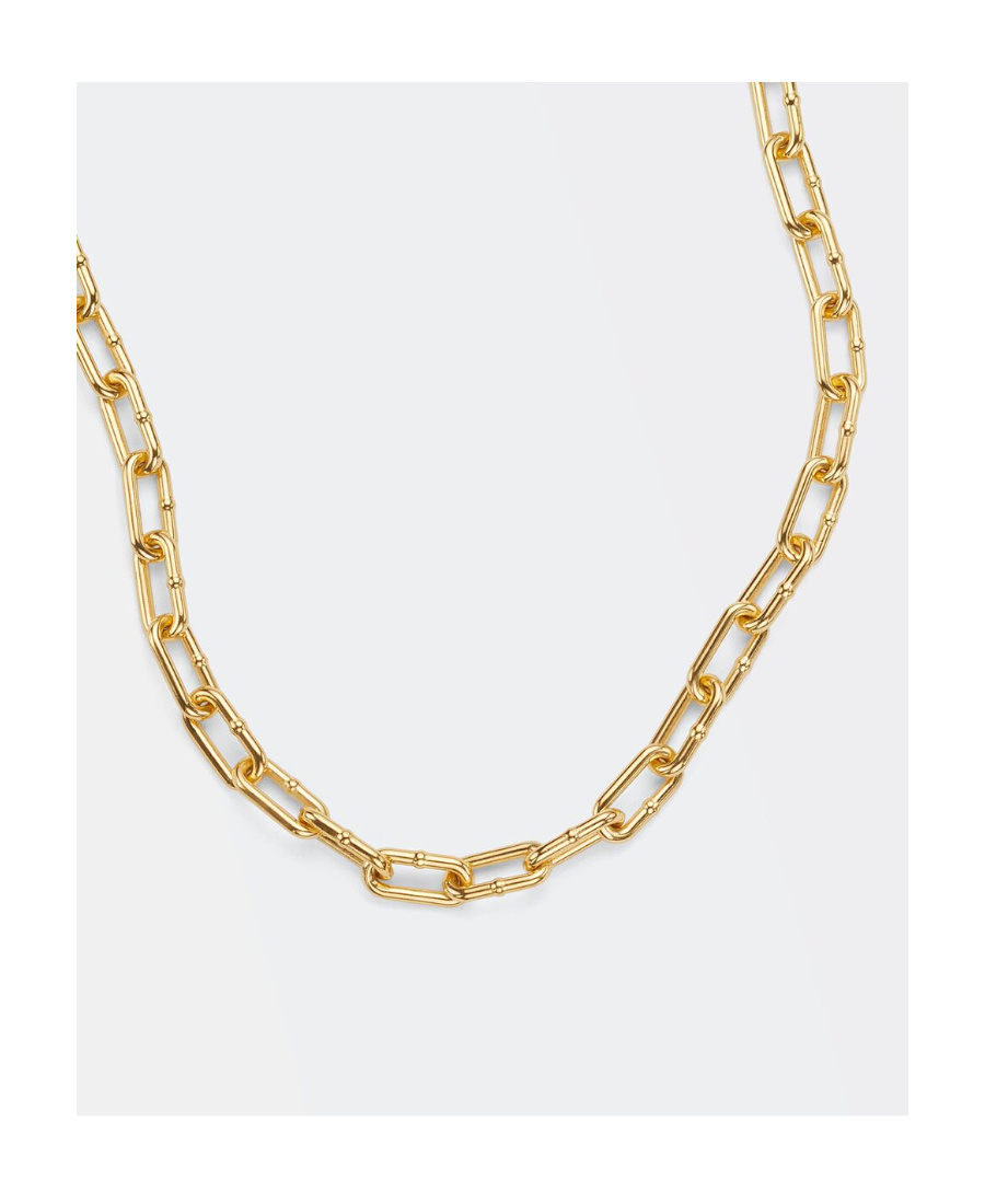 Bottega Veneta Cable-link Necklace In Yellow