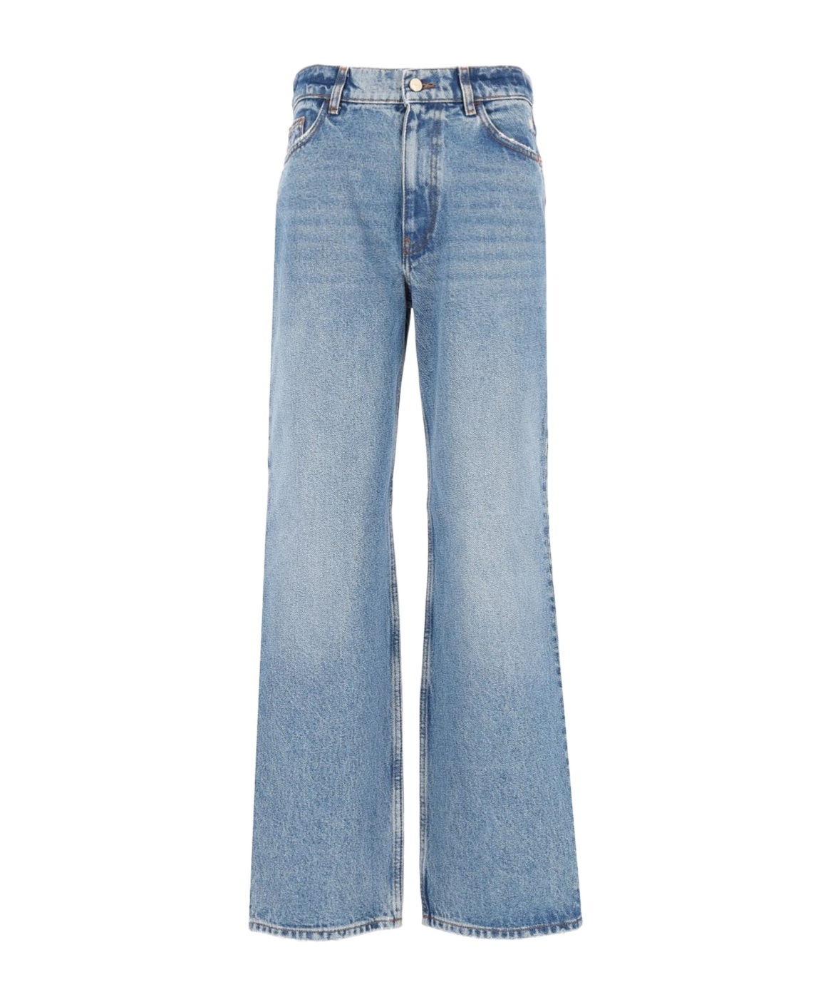 Amish Jenny Straight-leg Jeans In Blue