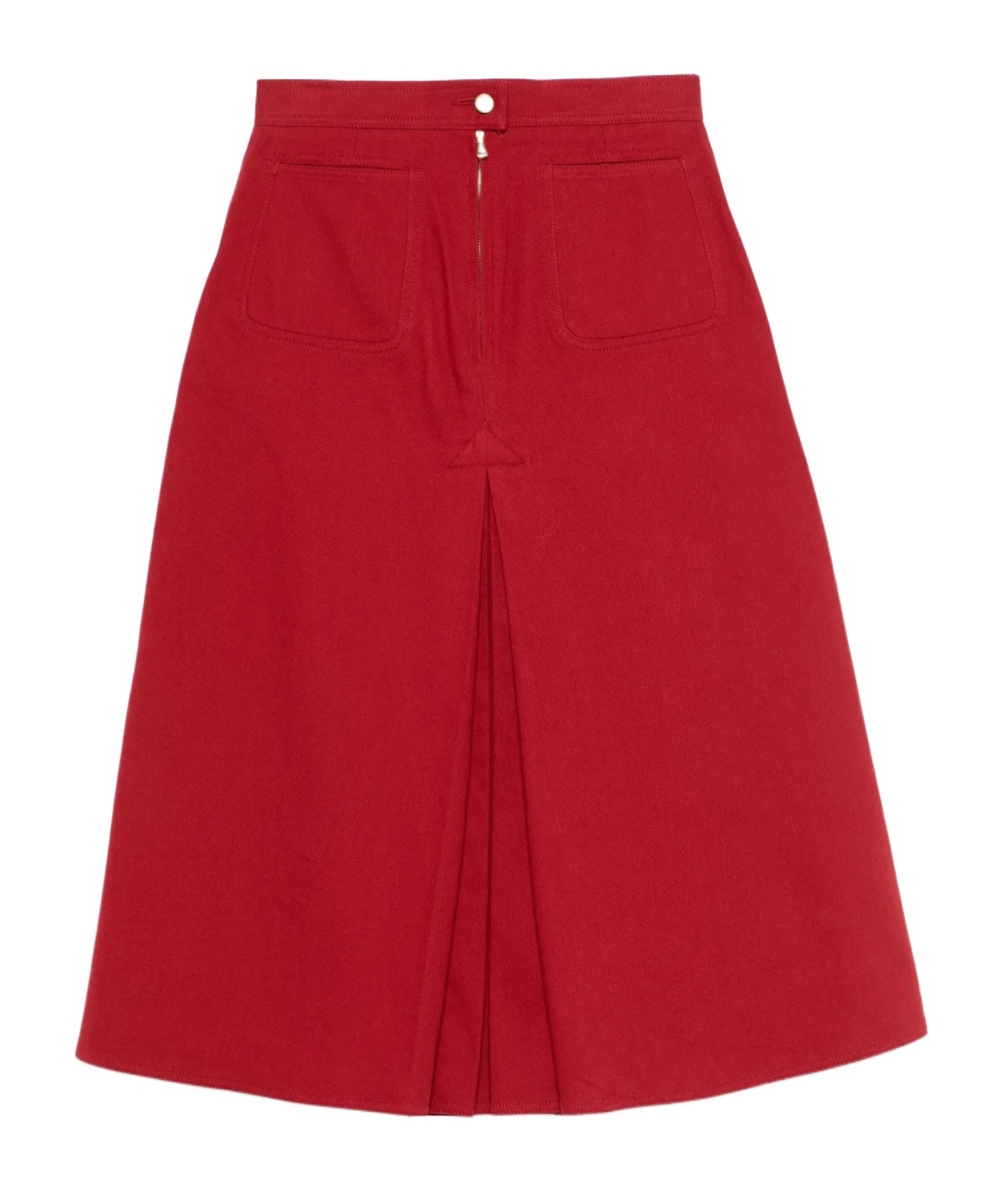 Max Mara Rock Midi Skirt In Red