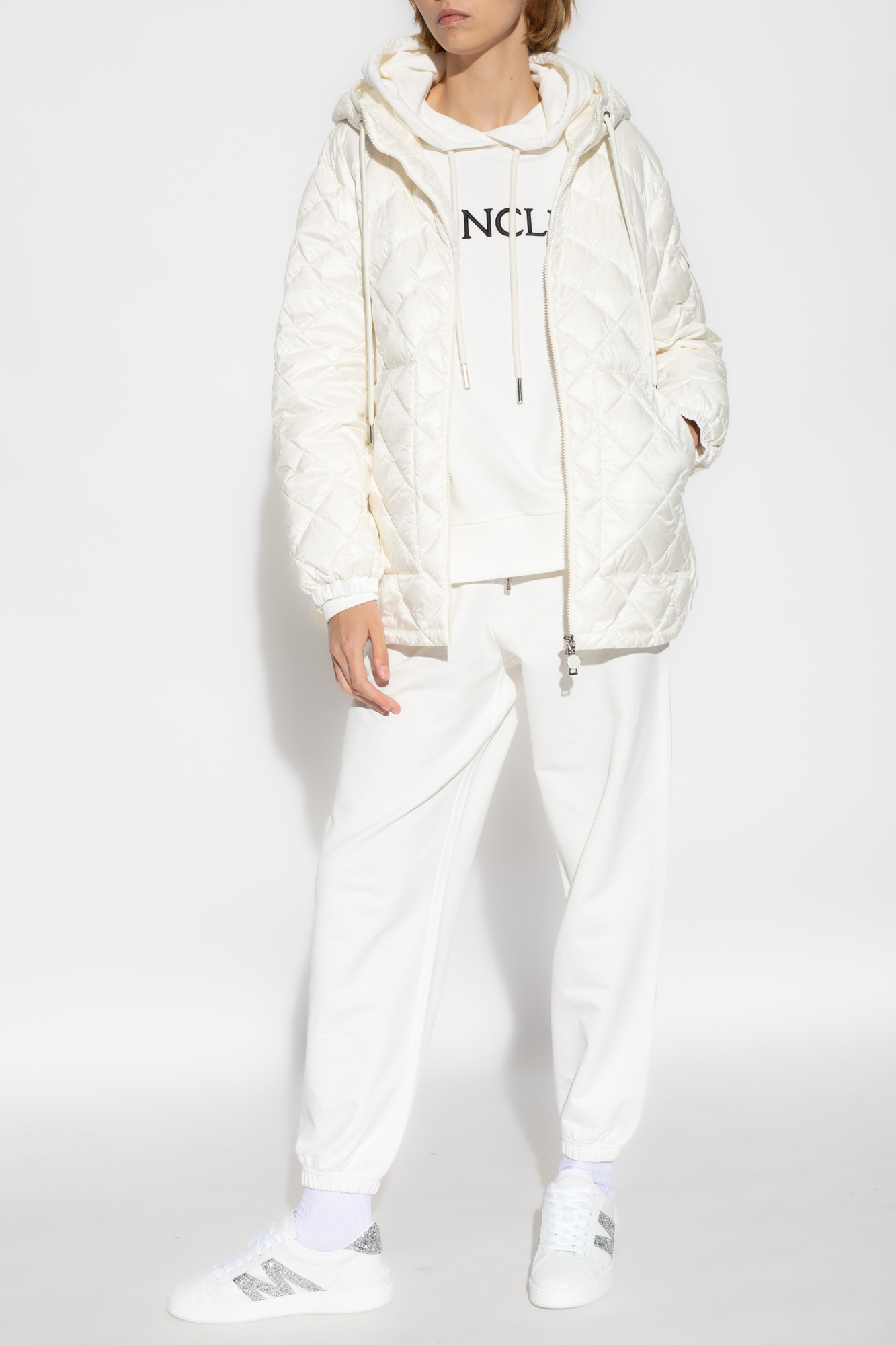 MONCLER LOGO TRACKPANTS 