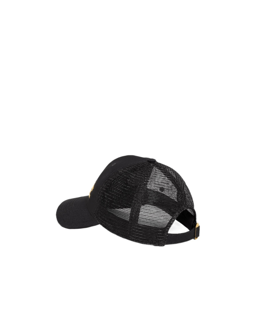 Celine Logo Baseball Cap In Black