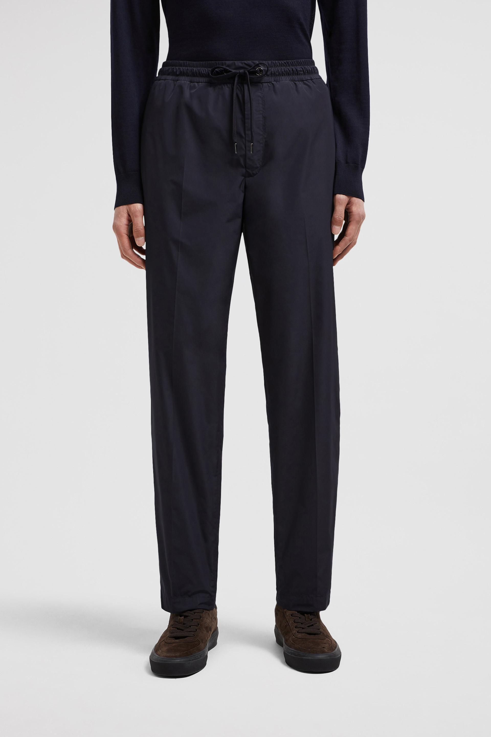 Moncler Tailored Trousers Multiple Pockets In Blue