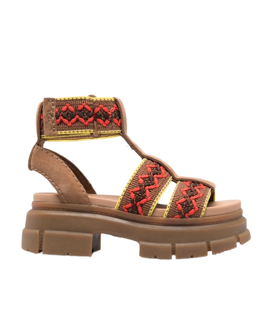 Ugg Ashton Heritage Braid Sandal In Brown