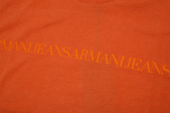 ARMANI JEANS LOGO DETAILS T-SHIRT