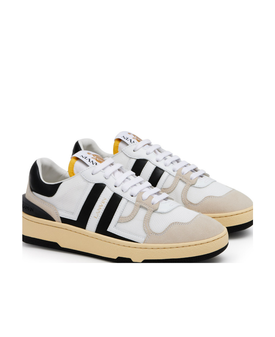 Lanvin Lace-up Low-top Casual Shoes In Nude