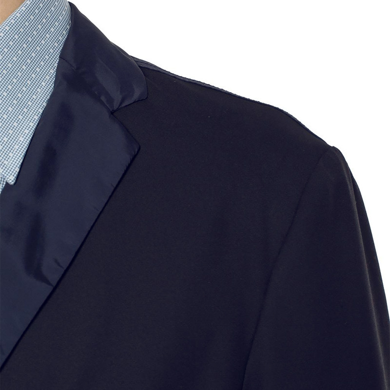 Emporio Armani Double-sided Suit Jacket In Black