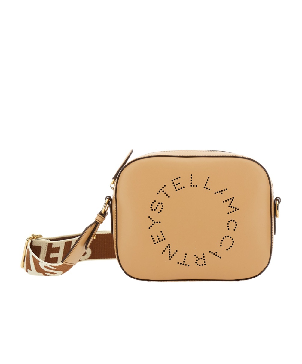 Stella Mccartney Zippered Shoulder Bag In Nude