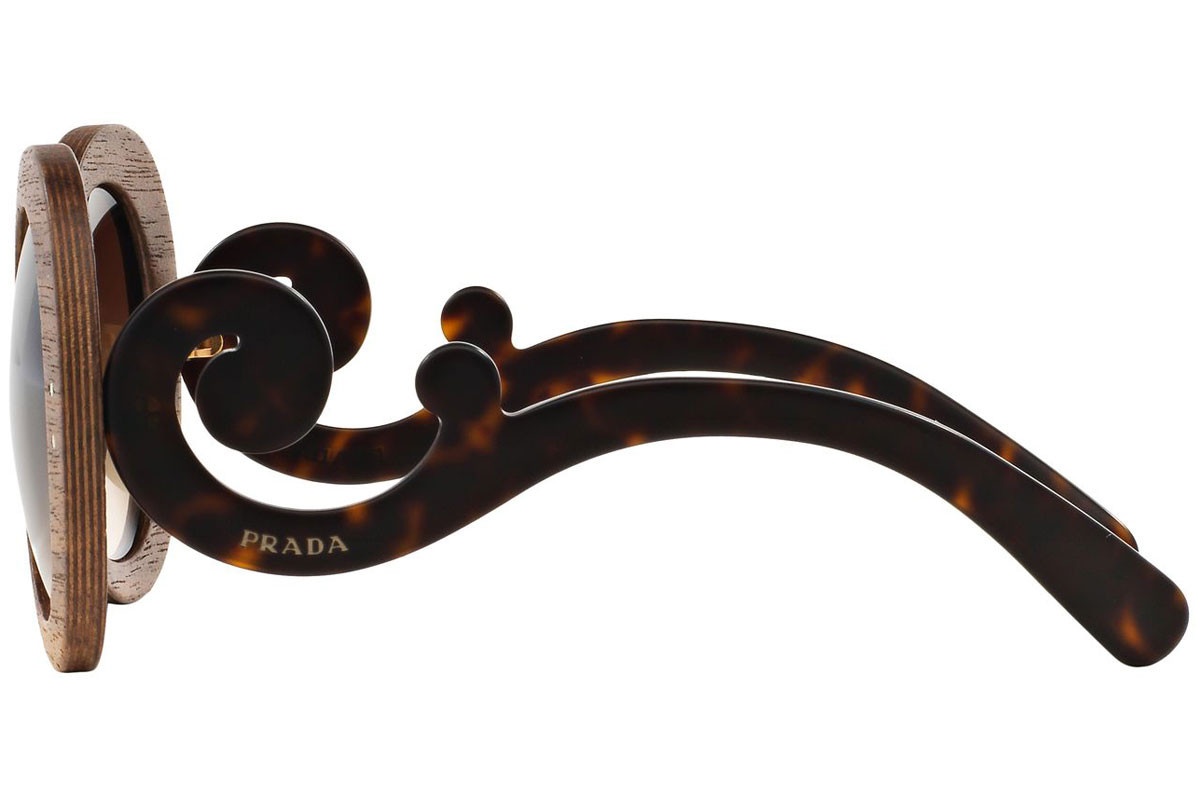 Prada Logo Sunglasses In Brown