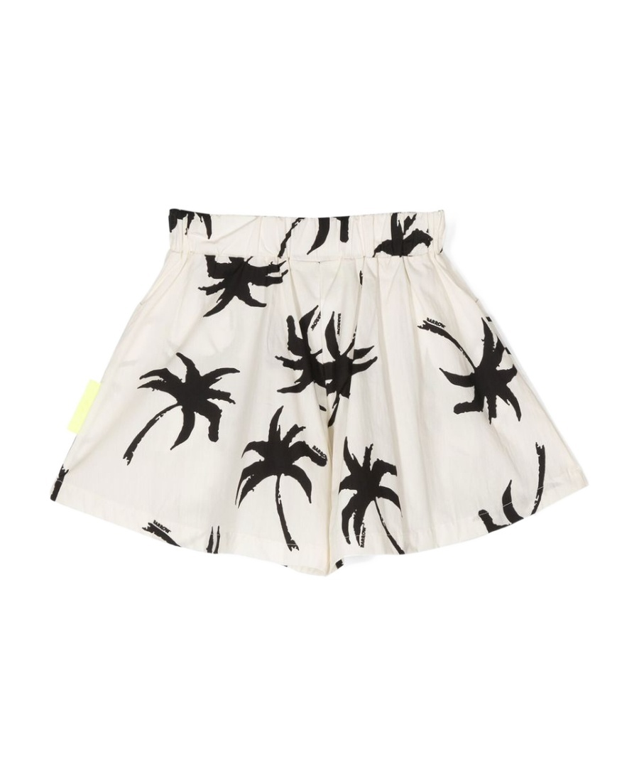 Shop Barrow Patterned Elasticated Shorts In White