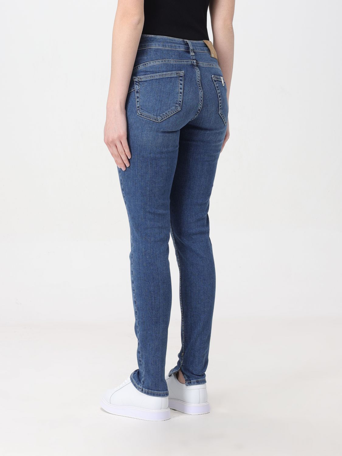 Liu •jo Denim Trousers With Belt Loops In Blue