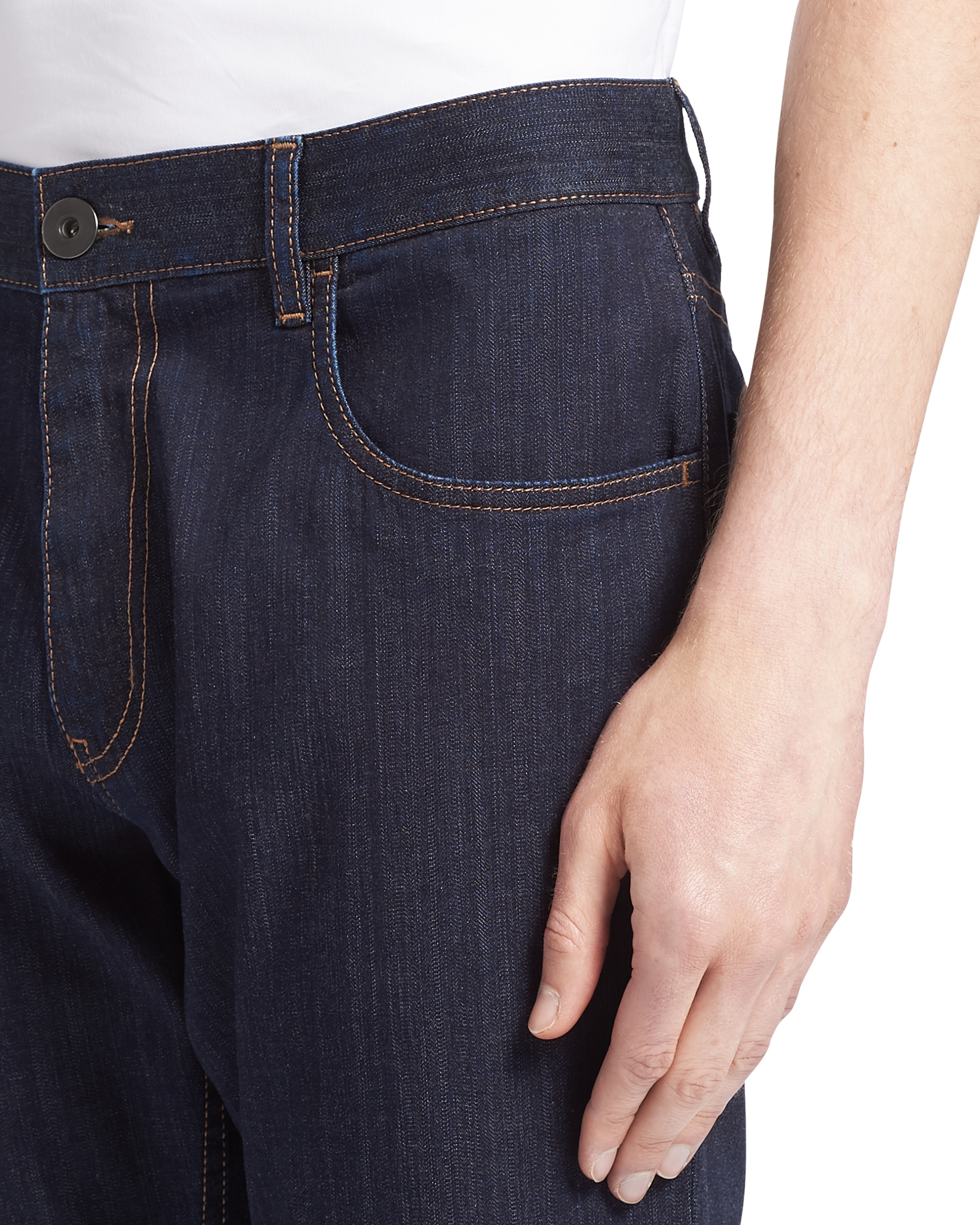 Prada Five-pocket Jeans In Black