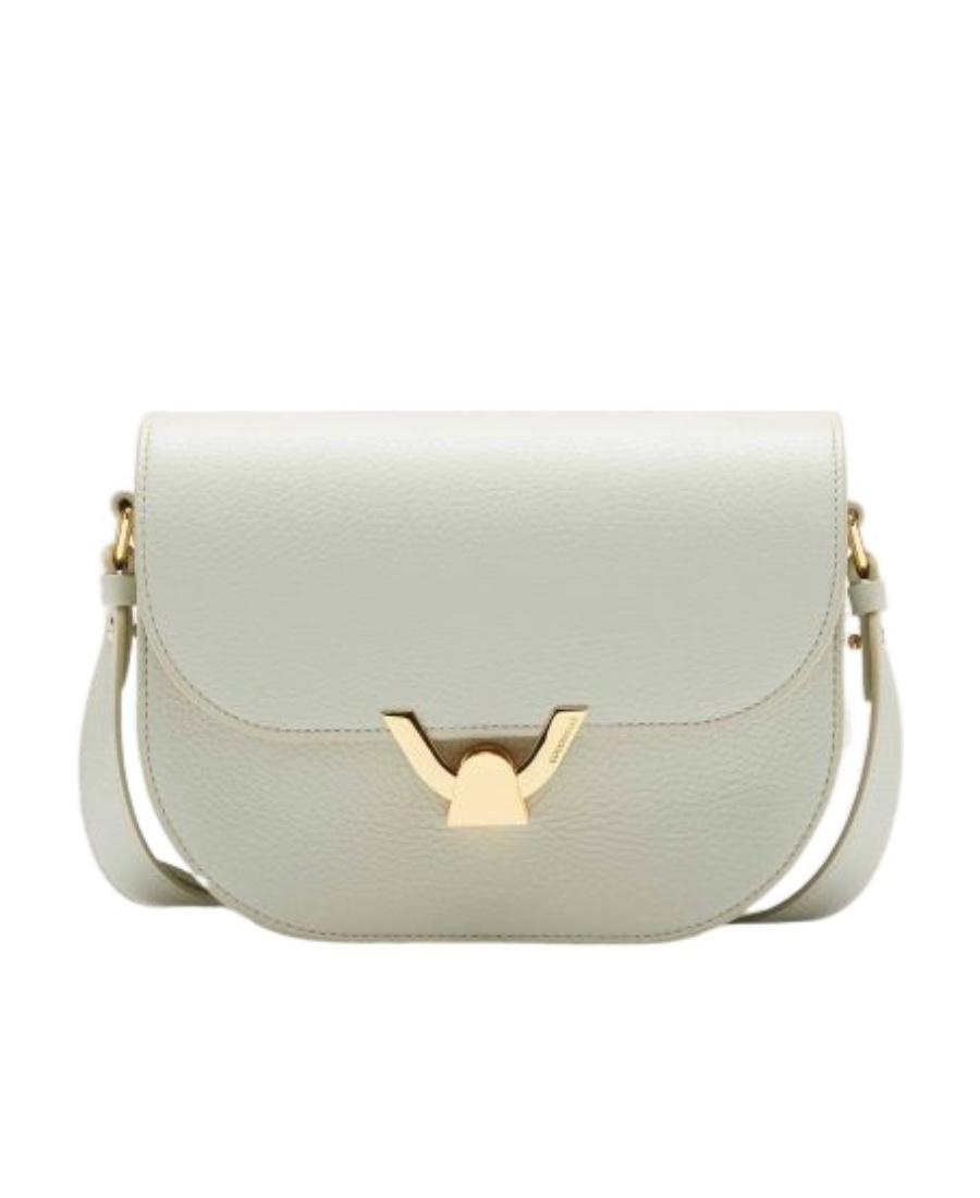 Shop Coccinelle Dew Small Shoulder Bag In Gray