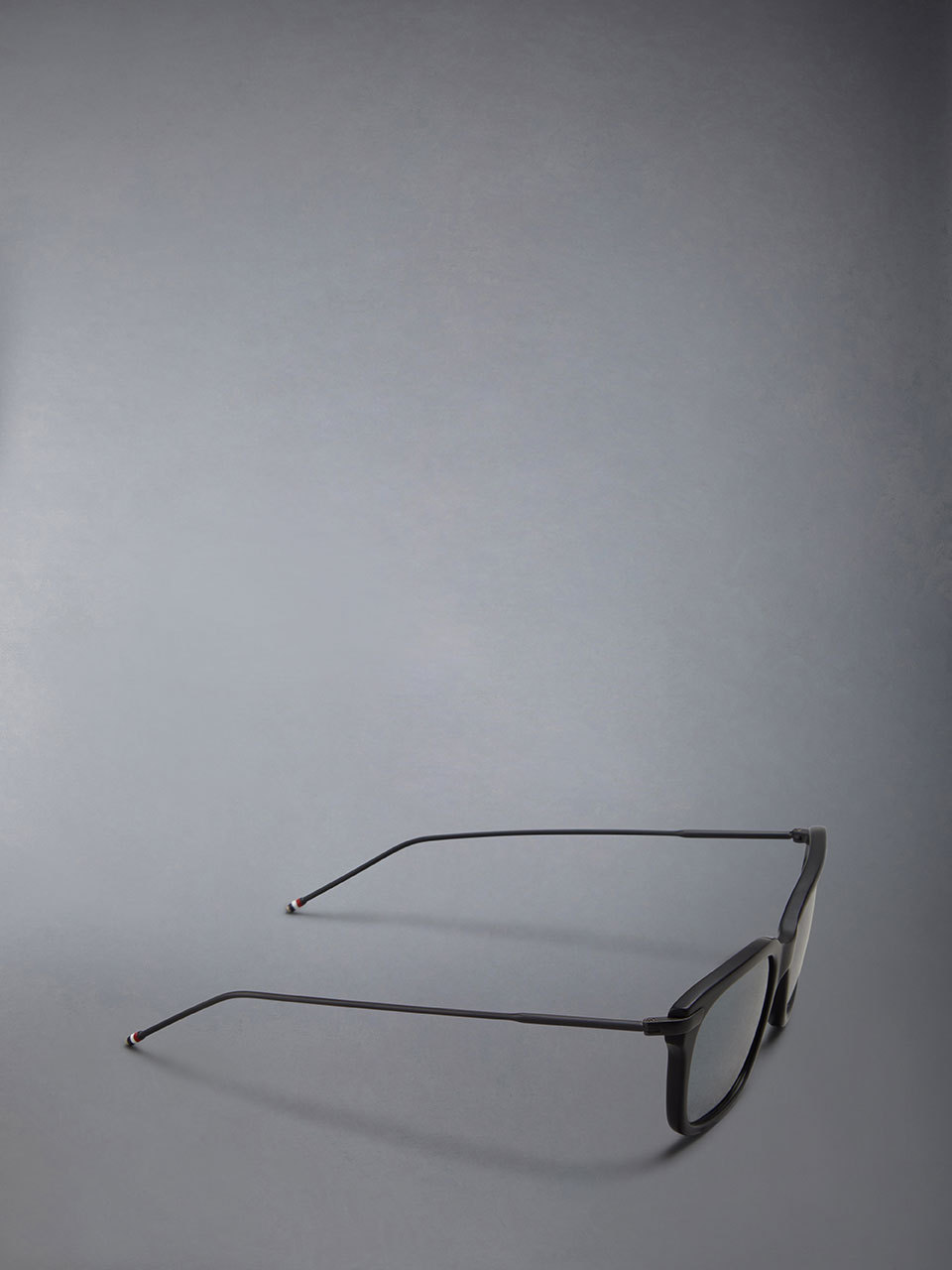 Thom Browne Eyewear Square Frame Glasses In Black