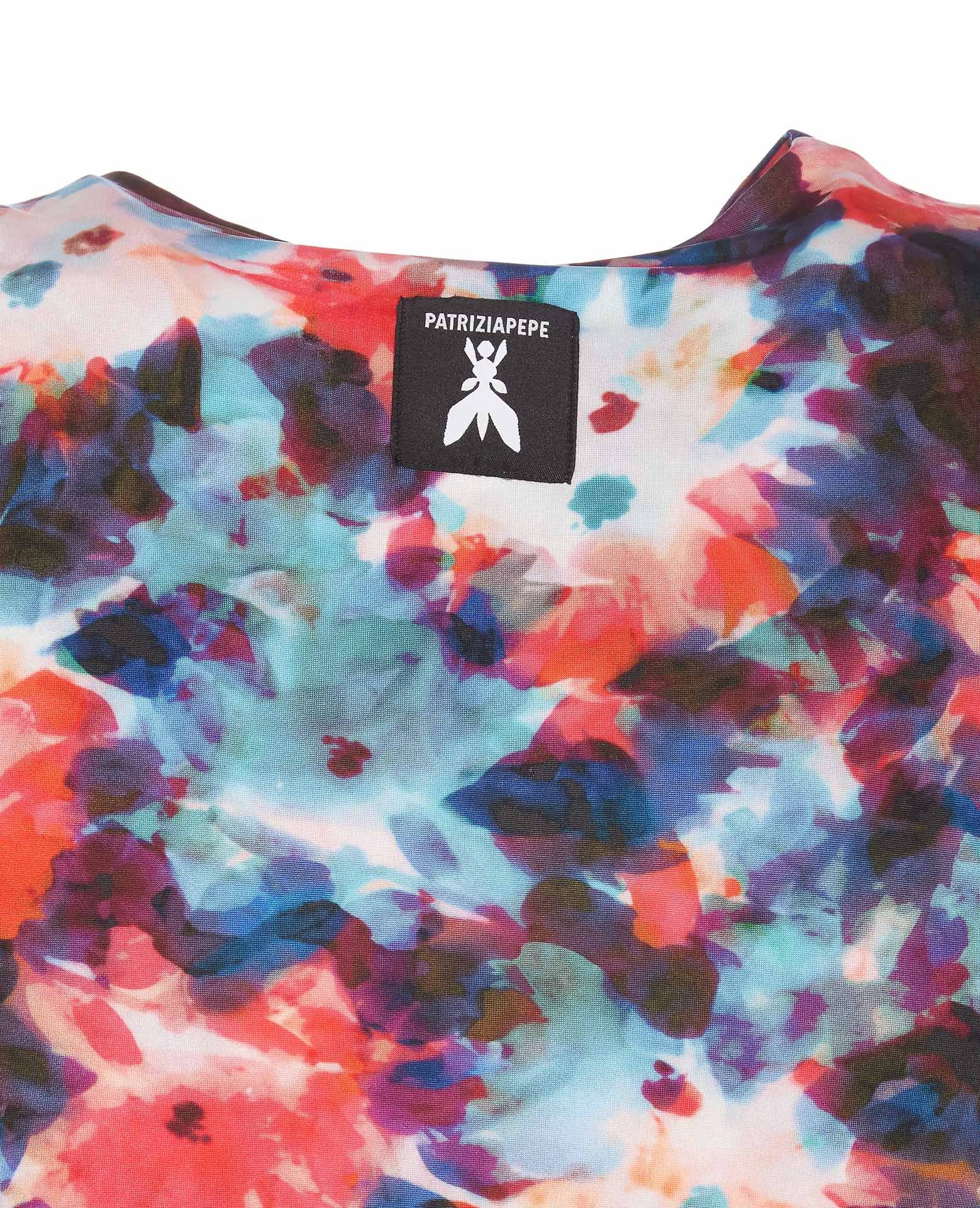 Patrizia Pepe Long Sleeves Top In Multicolor