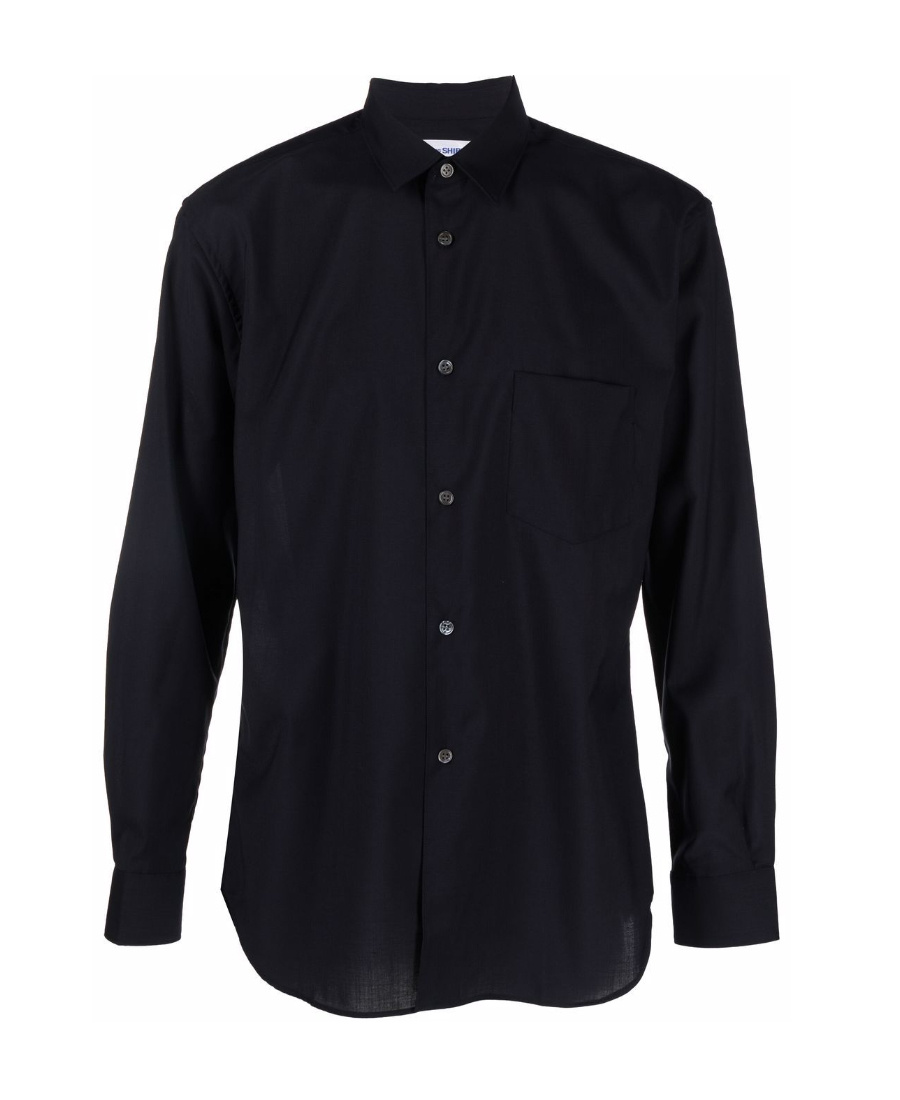 Comme Des Garçons Classic Button-up Shirt In Black
