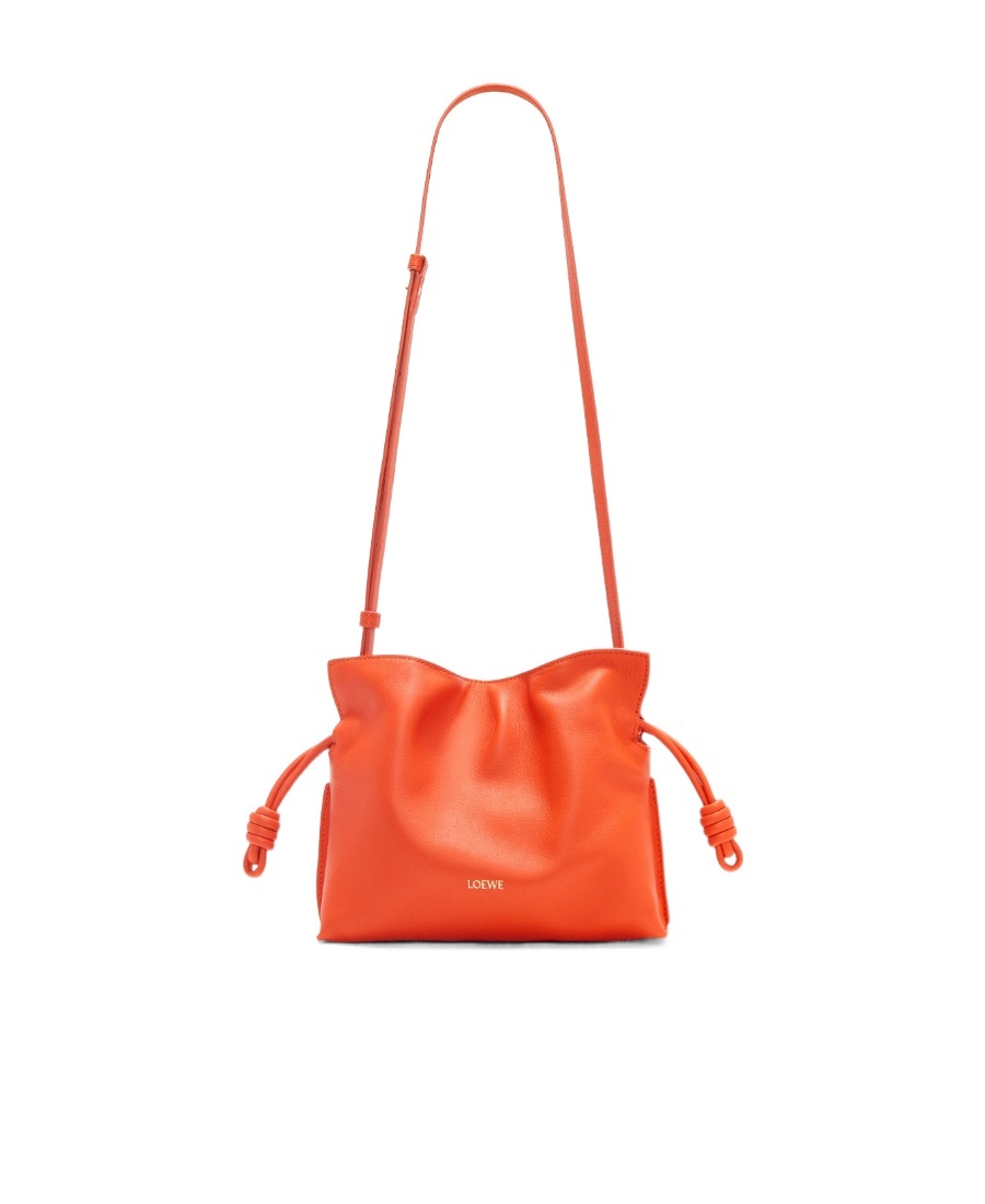 Loewe Flamenco Mini Leather Bag In Orange