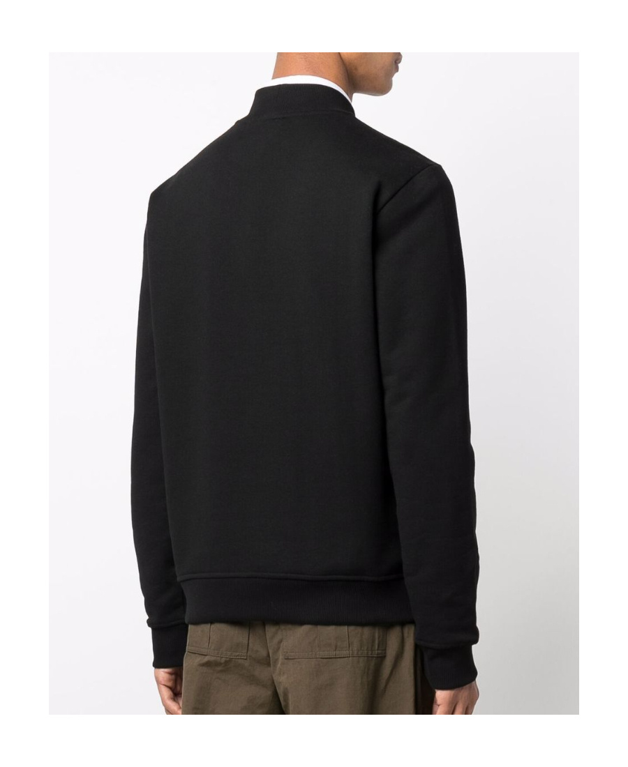 Fendi Embroidered Pullover With Logo In Black