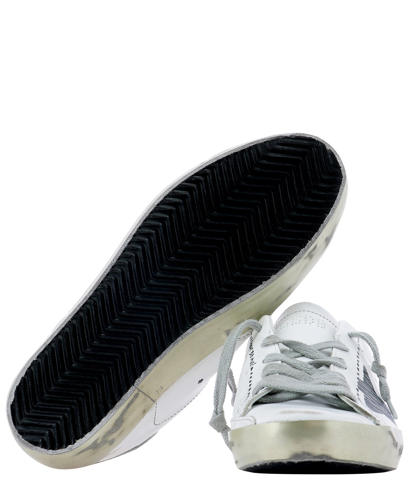 Golden Goose Super-star Low-top Sneakers In White
