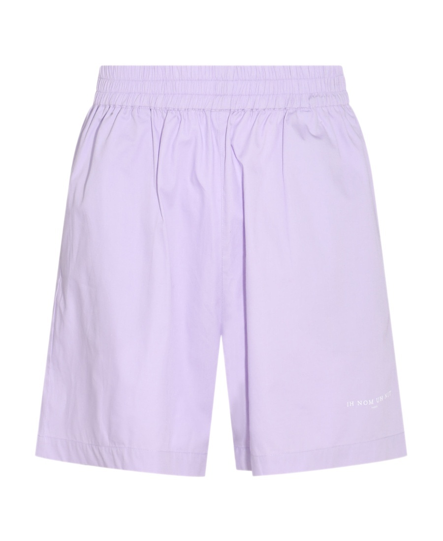 Ih Nom Uh Nit Logo-print Elasticated-waist Shorts In Purple