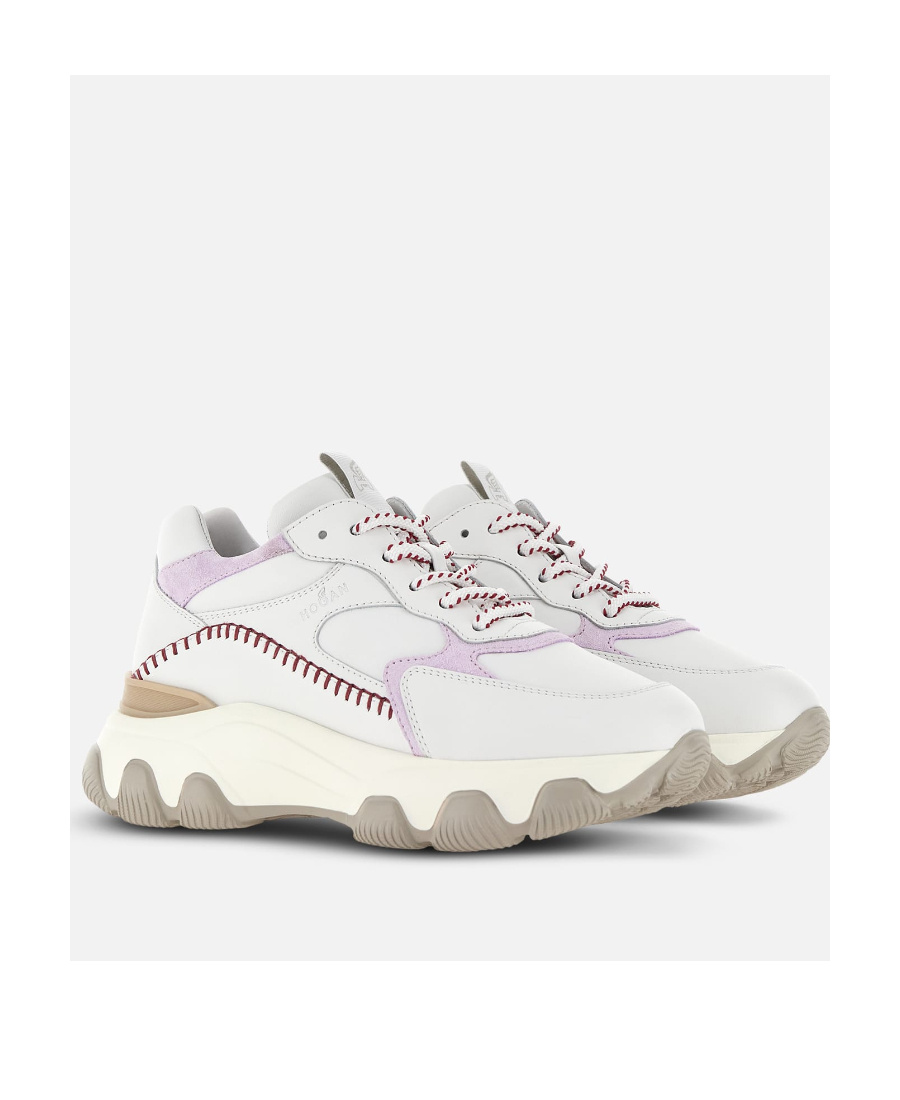 Hogan Hyperactive Lace-up Sneakers In White