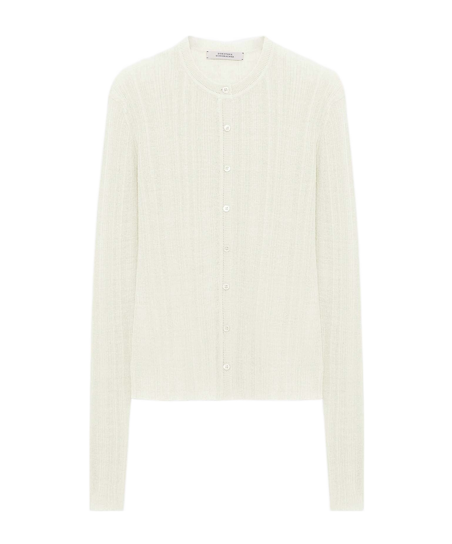 Dorothee Schumacher Linen Ribbed Cardigan