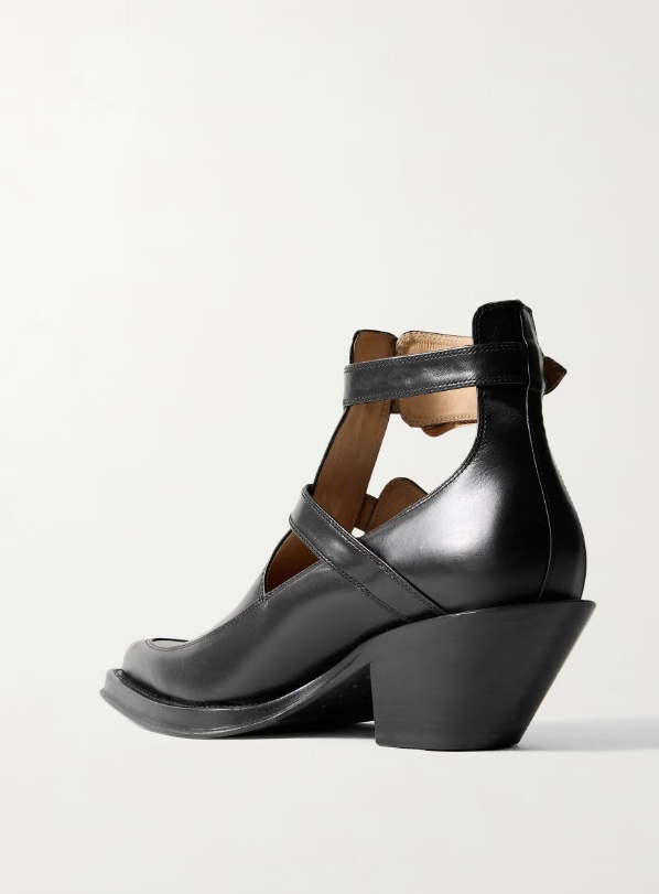 Gabriela Hearst Pointed Ankle Boots In Black