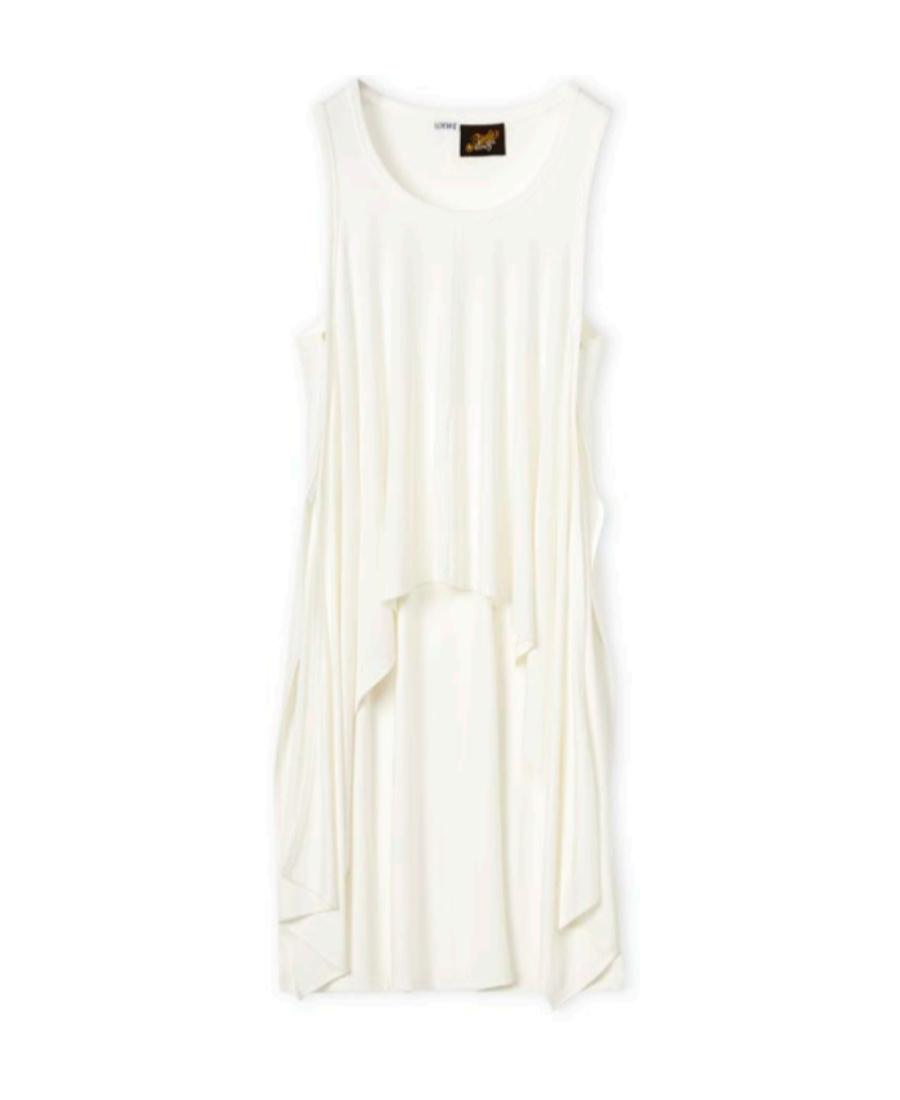 Loewe Asymmetric Tank Top In Viscose