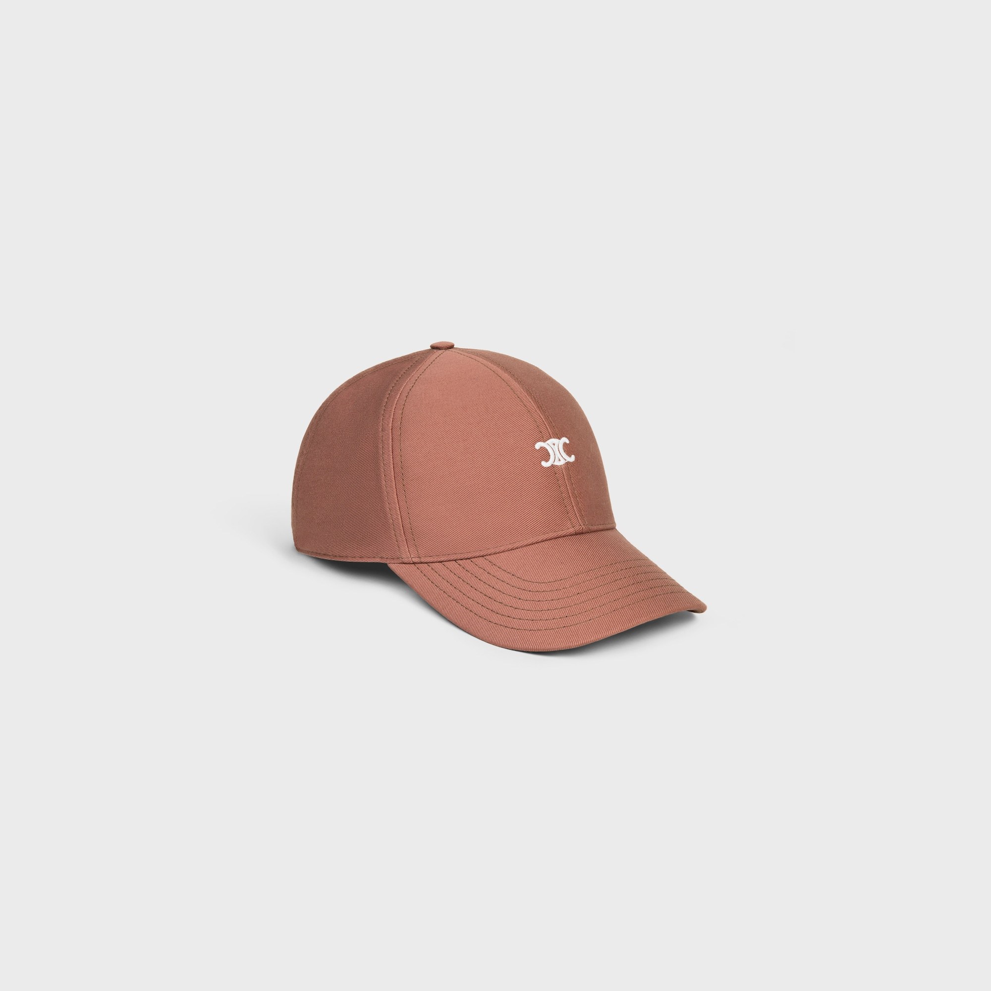 Celine Triomphe Baseball Cap In Gabardine Coton Washed