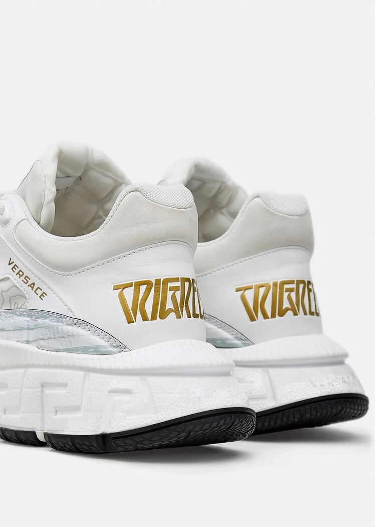 VERSACE VERSACE TRIGRECA LACE-UP SNEAKERS