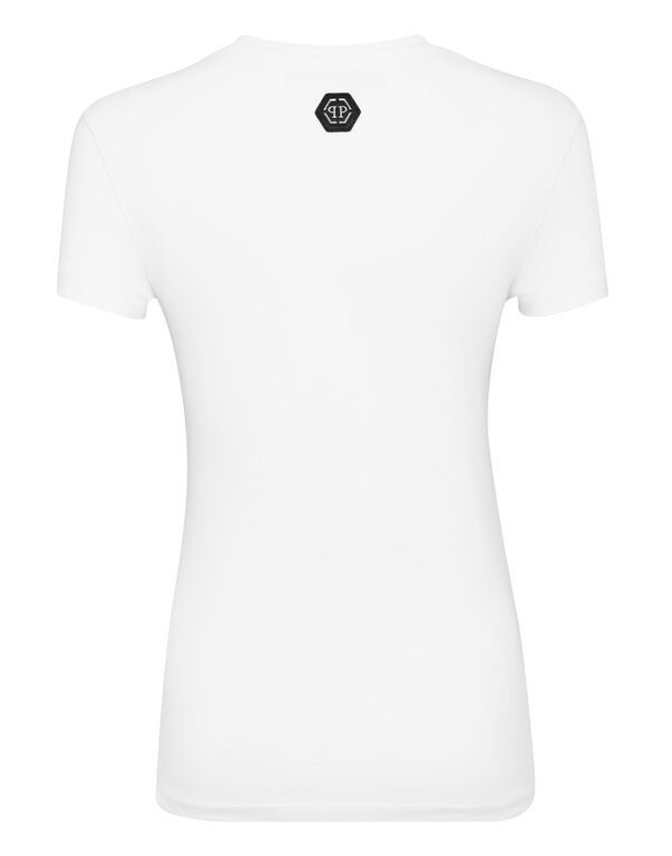 Philipp Plein Logo Details T-shirt In White