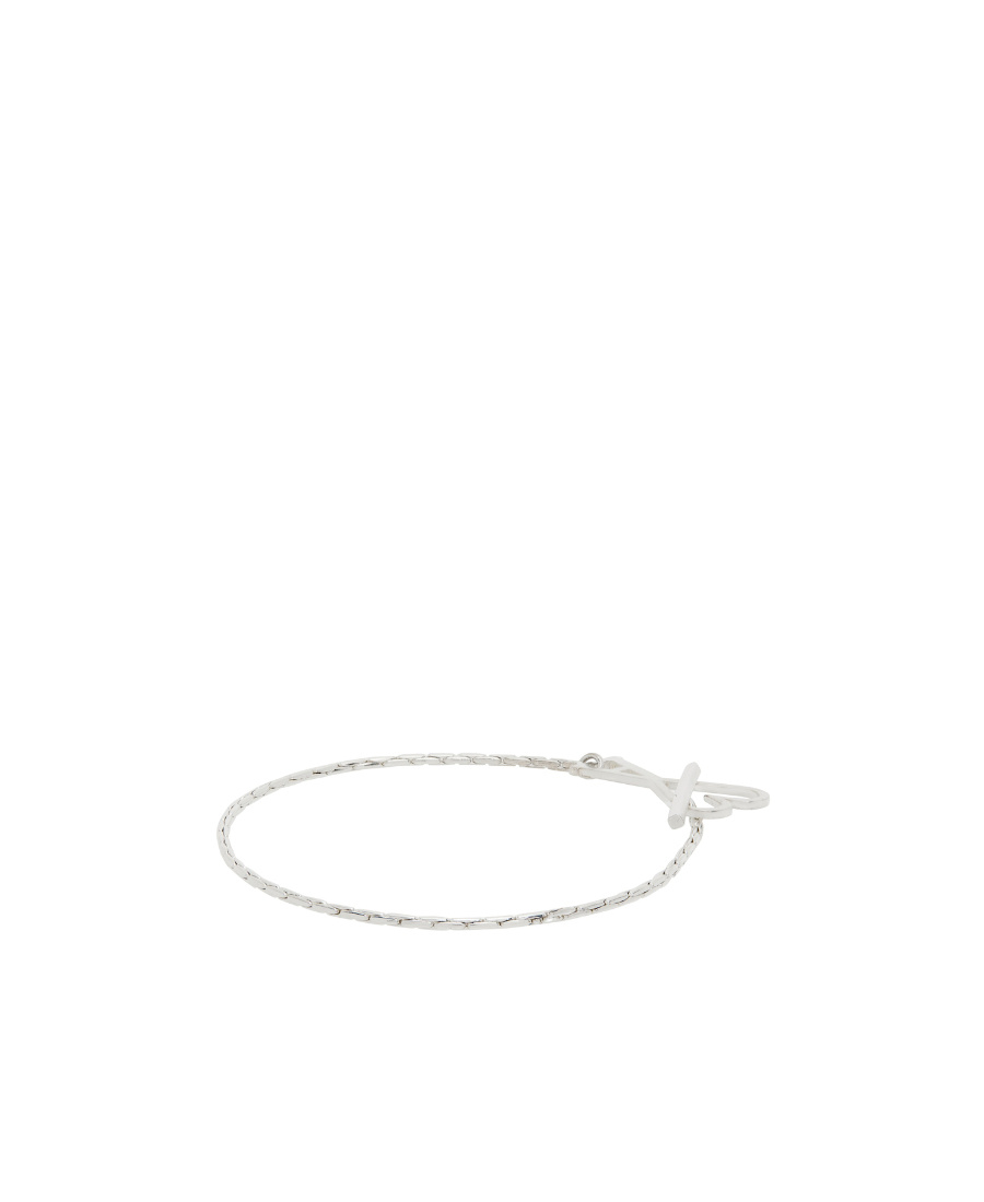 AMI ALEXANDRE MATTIUSSI AMI LOGO CHARM BRACELET