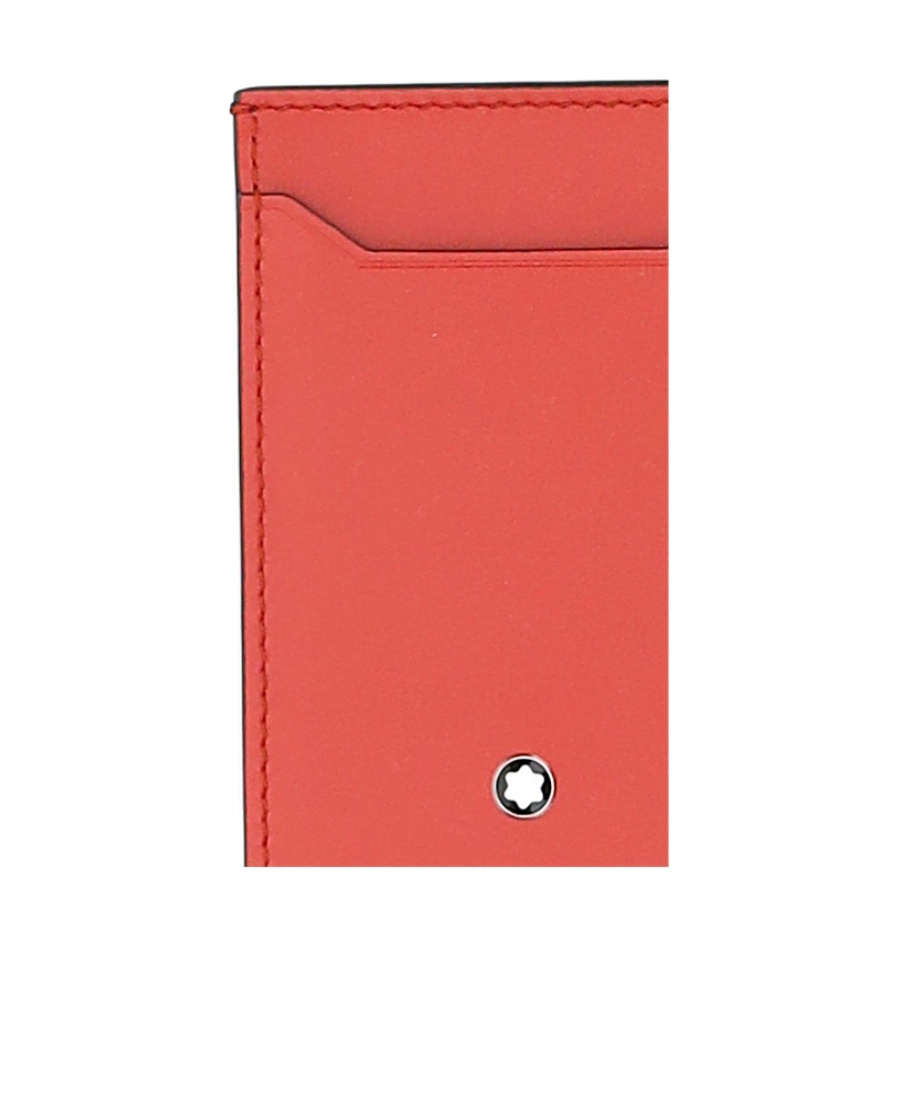Montblanc Logo Card Bag In Red