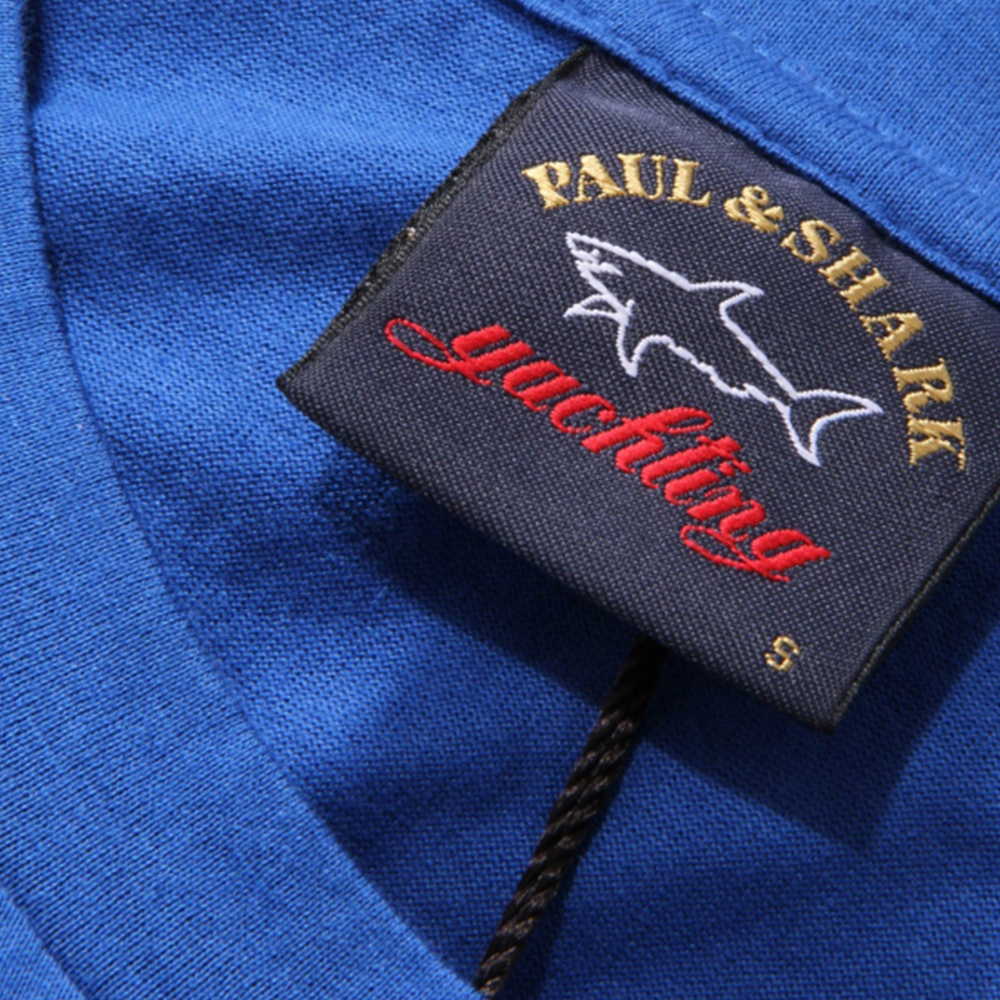Paul & Shark T-shirt With Round Neck And Short Sleeves In Blue