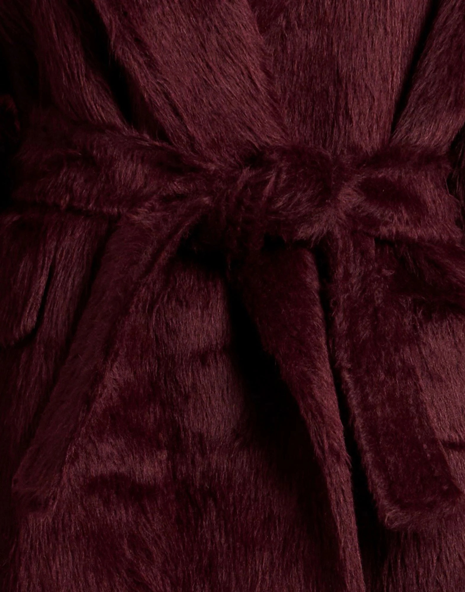 Max Mara Belted Coatplain Coats In Brown