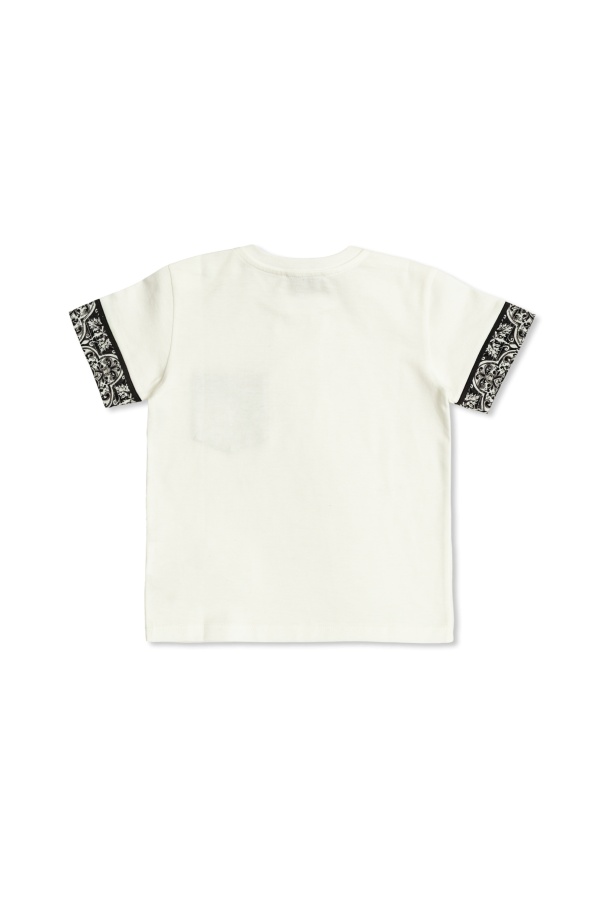 Dolce & Gabbana Cotton T-shirt In Neutral