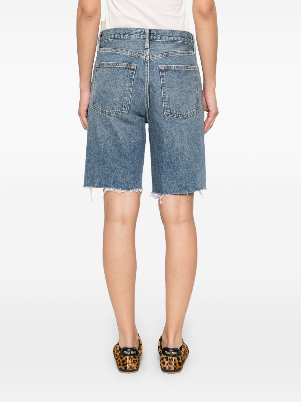 Shop Agolde 90s Denim Shorts