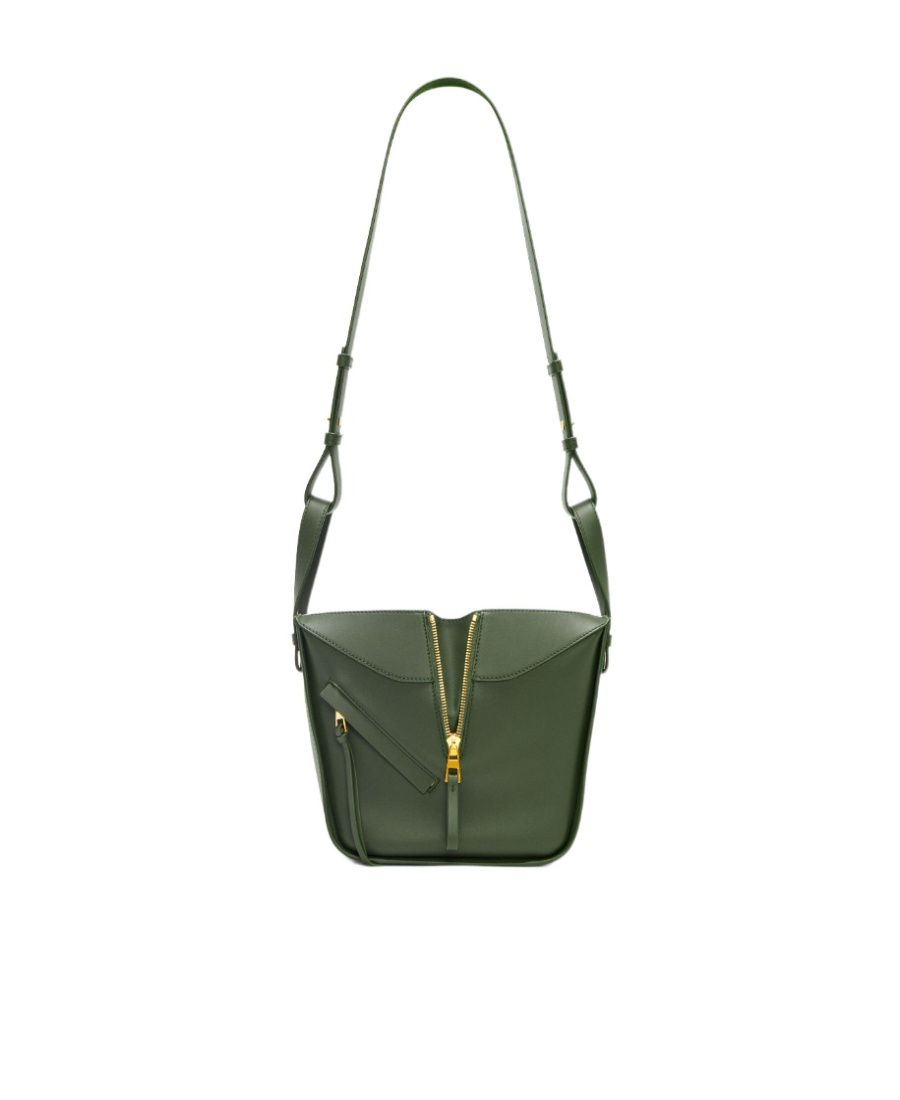 Loewe Womens Bottle Green Hammock Small Leather Shoulder Bag In Green