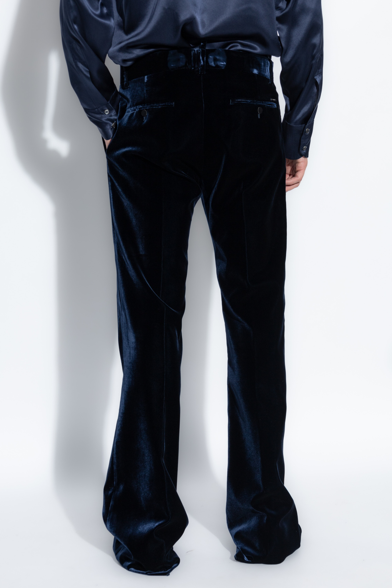 Dsquared2 Velvet Casual Pants In Black