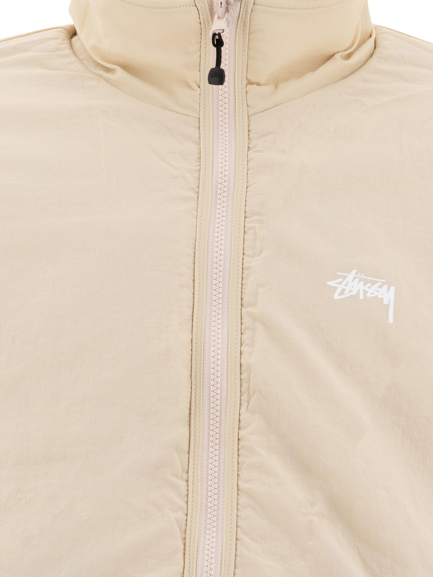 Stussy Beige Polyester Jacket In Nude