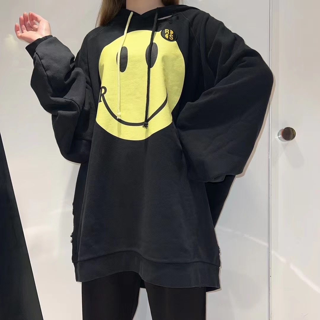Raf Simons Hoodie In Black
