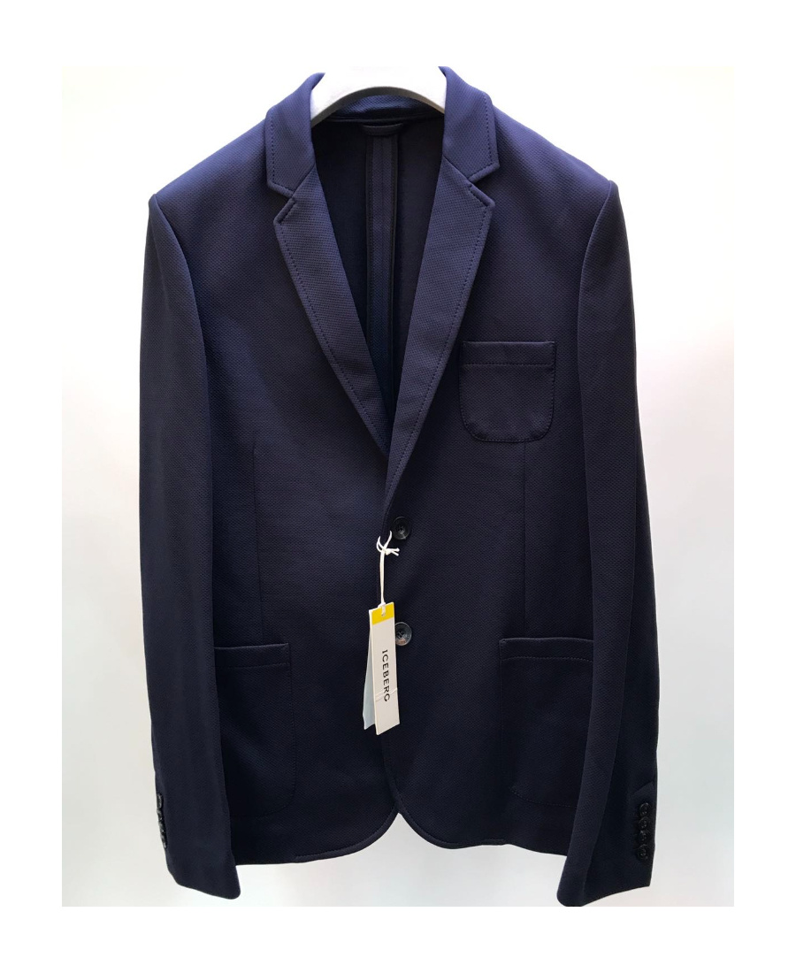 Iceberg Long Sleeved Suit Jacket In Black