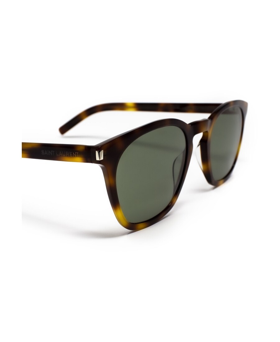 Saint Laurent Square Frame Sunglasses In Gray