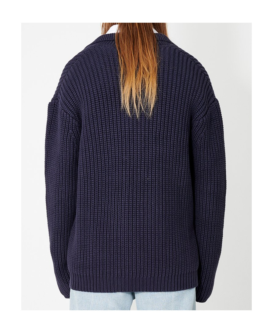 Our Legacy Chunky Ribbed Knit Jumper In Black
