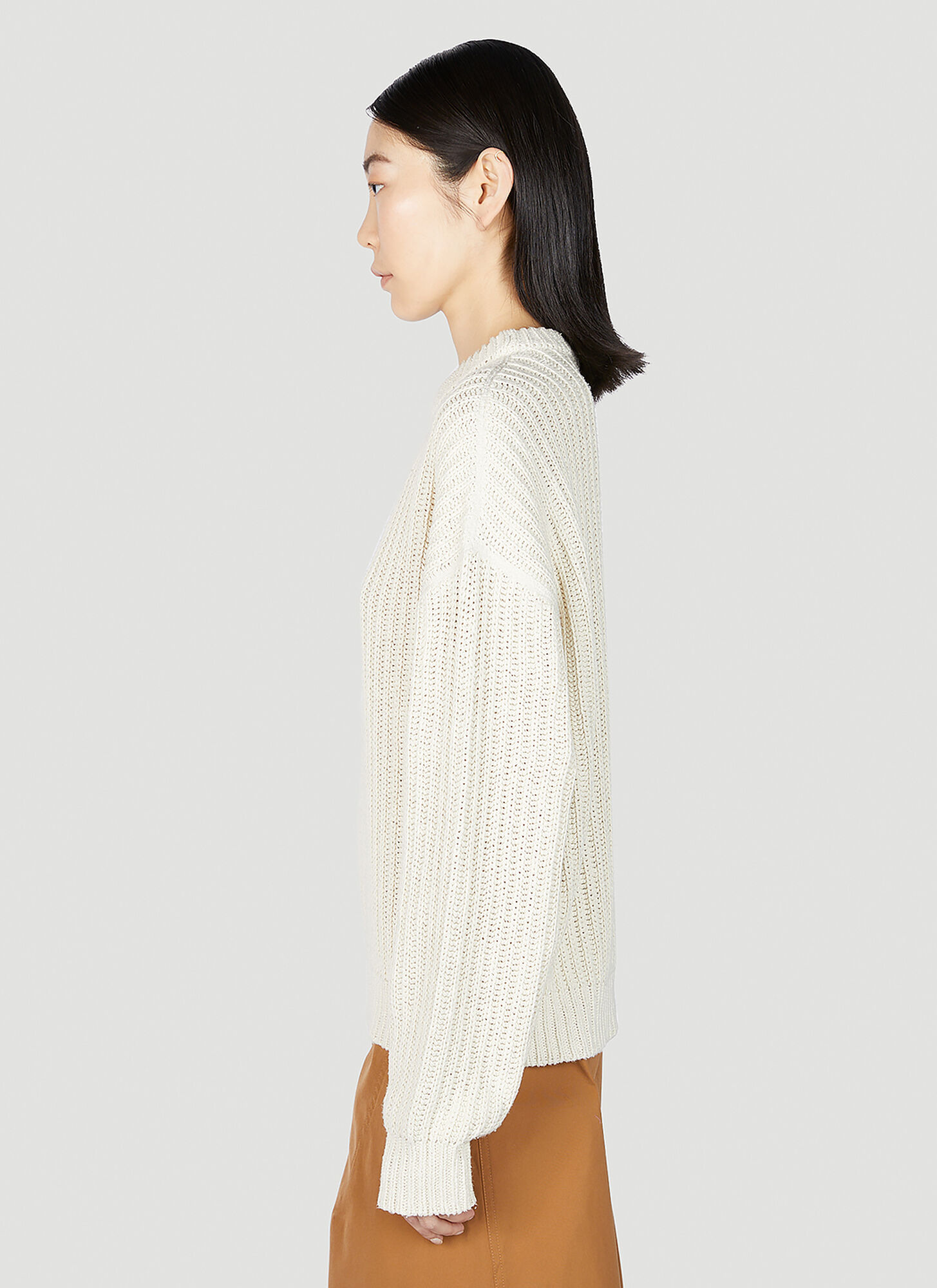 Our Legacy Sonar Intarsia-knit Jumper In White