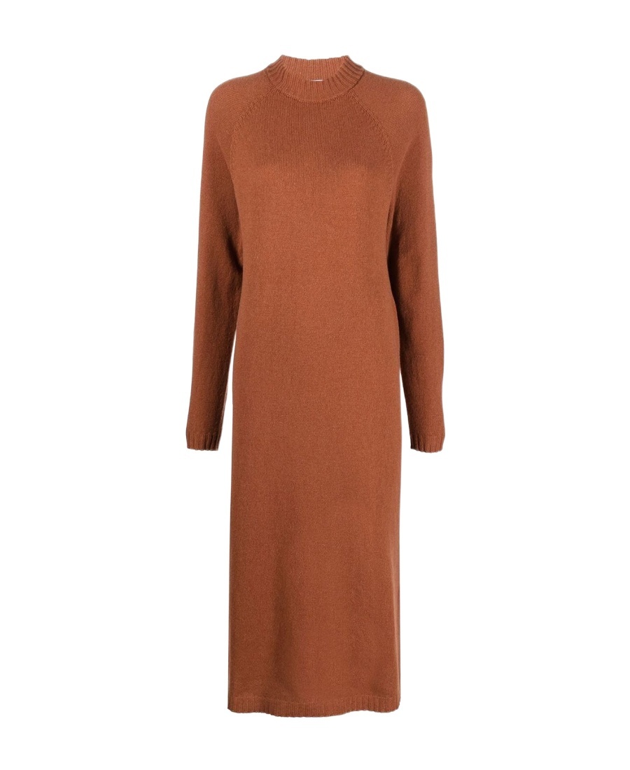 Alysi Long Knit Dress In Multicolour