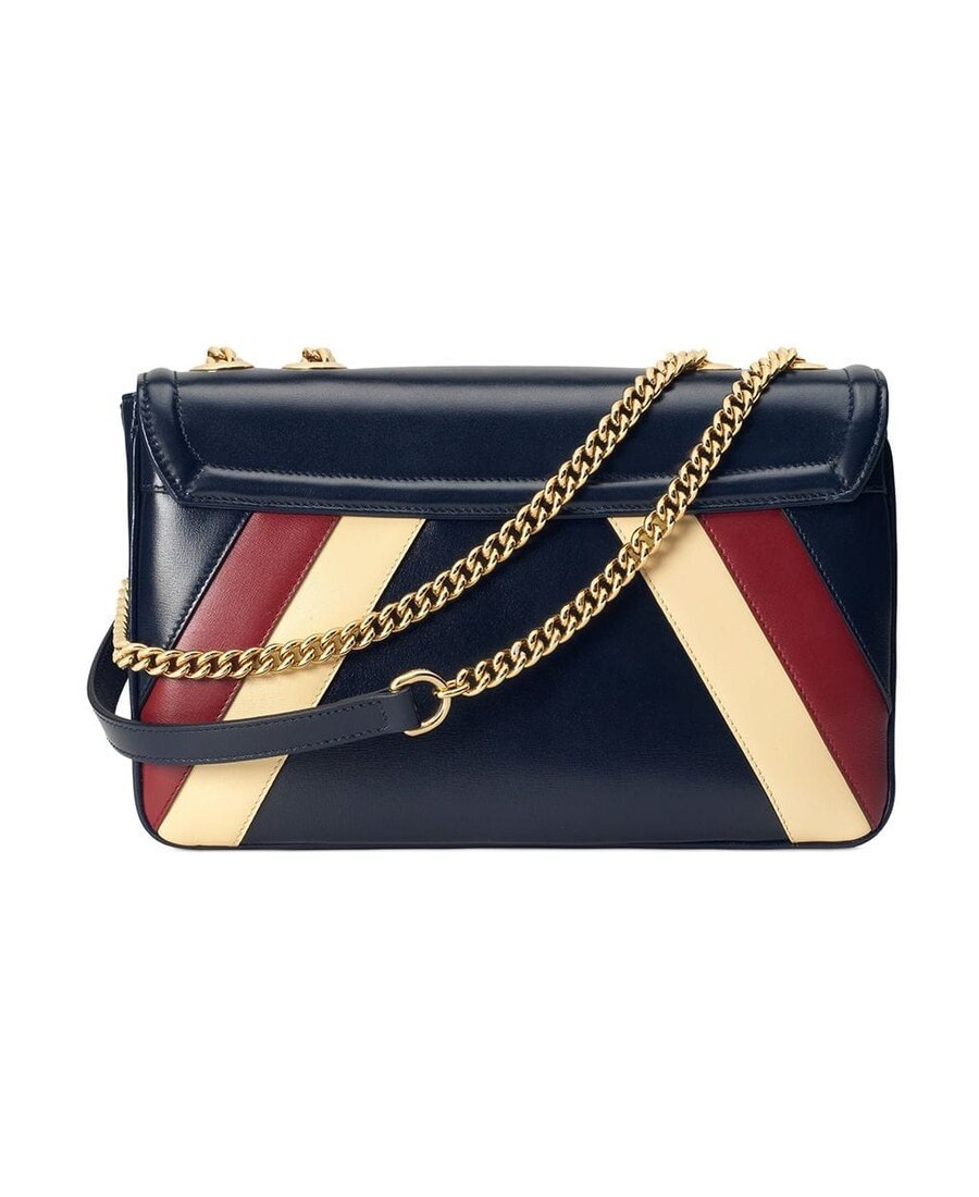 Gucci Medium Rajah Shoulder Bag In Black